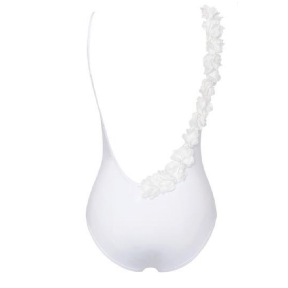 White Floral One Piece Swimsuit *ONE LEFT! - Picture 4 of 6